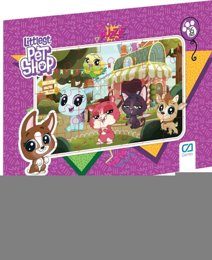 LITTLEST PET SHOP FRAME PUZZLE 35 PARÇA -1