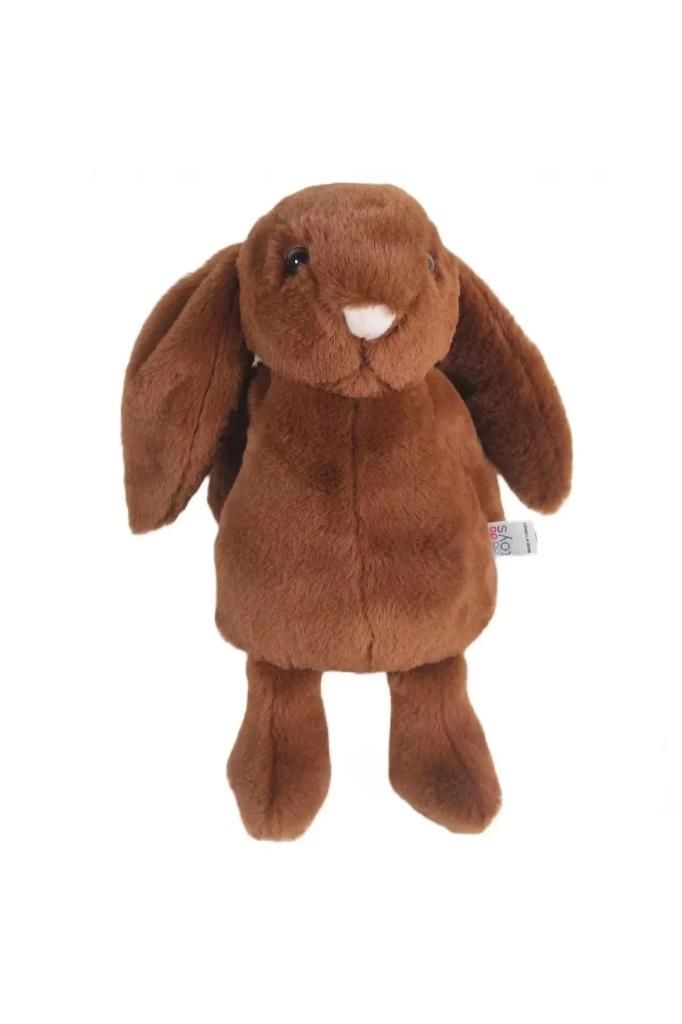 Dada Peluş Oyuncak Uyku Arkadaşı Tavşan Koyu Kahve 34 Cm