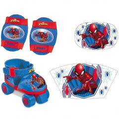 Sunman Spiderman 4 Teker Paten Seti