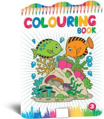 COLOURING BOOK BOYAMA KİTABI SETİ + 6lı Boyama Kalemi Hediyeli