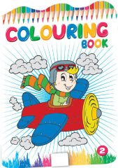 COLOURING BOOK BOYAMA KİTABI SETİ + 6lı Boyama Kalemi Hediyeli