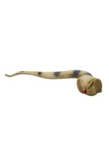 Oyuncak Büyük Boy Esneyebilen Streç Yılan Kobra 45 Cm - Gerçekçi Yumuşak Doku