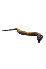 Oyuncak Büyük Boy Esneyebilen Streç Yılan Kobra 45 Cm - Gerçekçi Yumuşak Doku