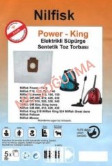 TORBA NILFISK POWER SÜPÜRGE SMS BEZ 5Lİ