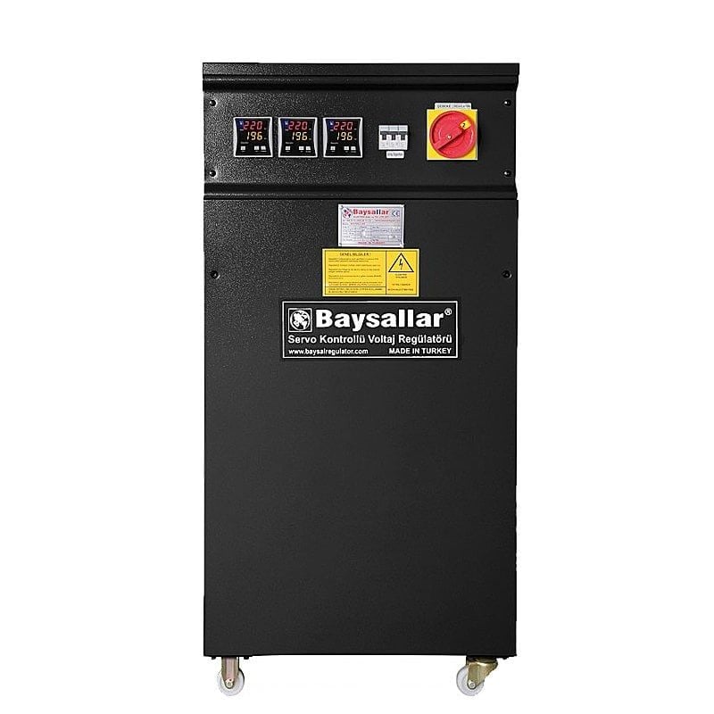 Baysallar Servo Regülatör 75 Kva Korumalı Trifaze