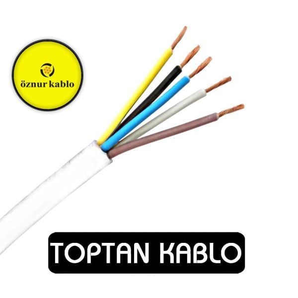 Öznur Kablo 5x10 mm TTR H05VV-F NYMHY 300/500 V