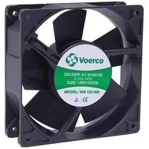 Çetinkaya V04 120 005 Fan 120*120*38 Bilezikli 220 V 163M3/H