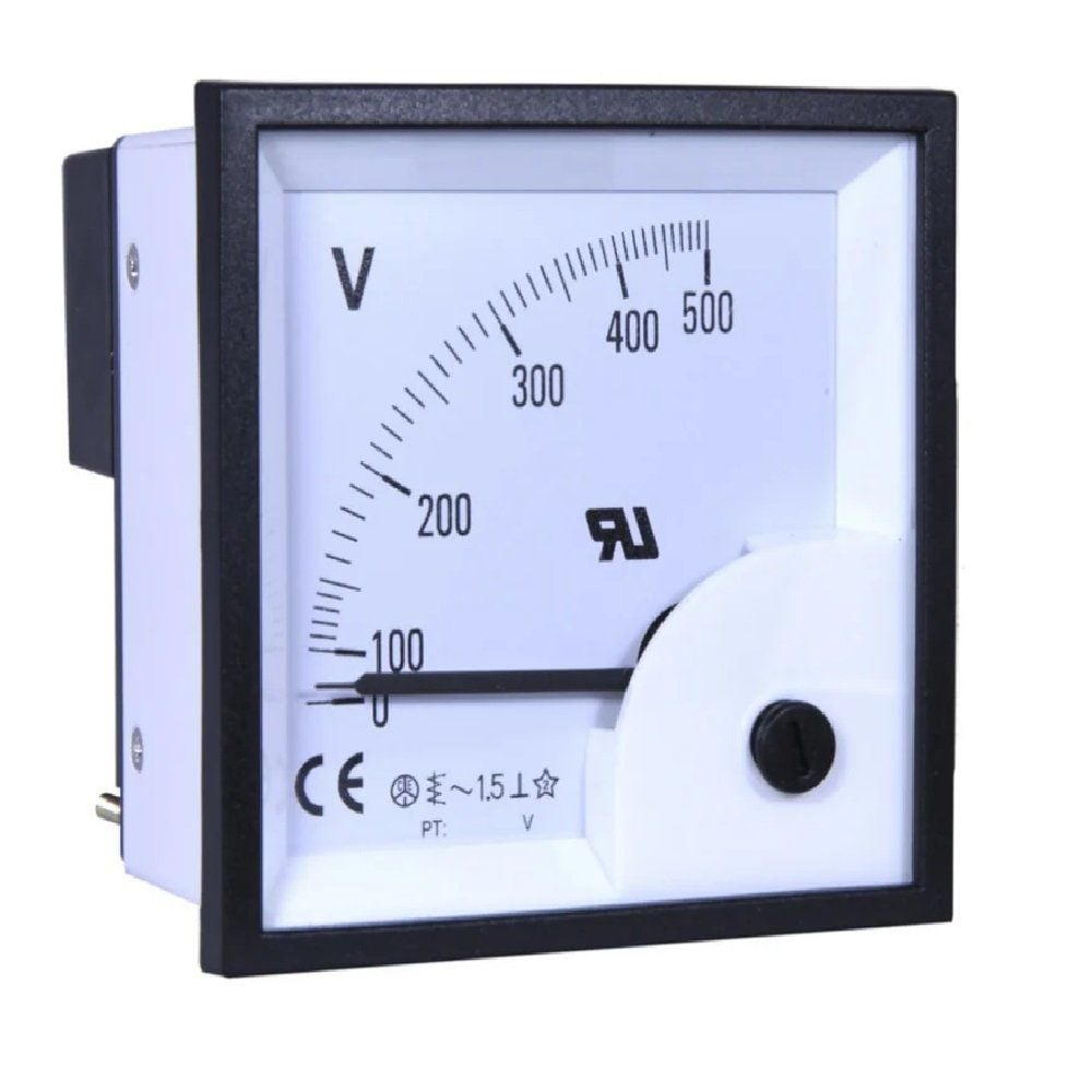 Analog Voltmetre 0-500 V 96X96  Ecs