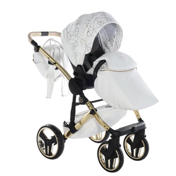 JUNAMA HEART 01 GOLD WHITE