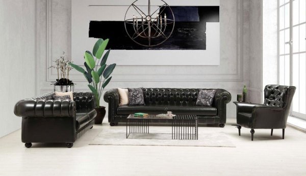 Salon Chester Koltuk Takımı