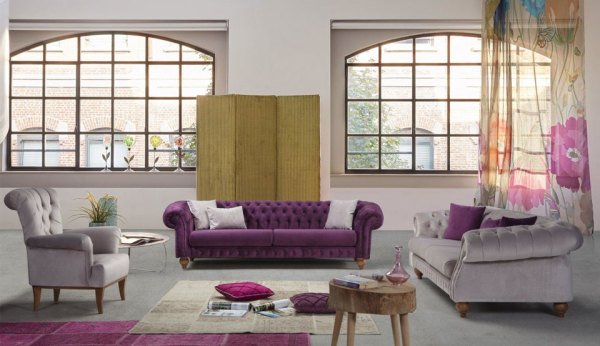 Salon Chester Koltuk Takımı