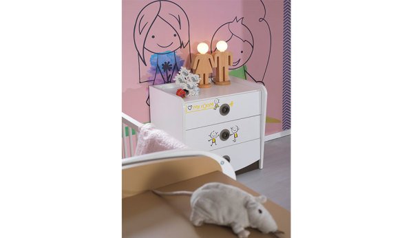 Çizgi Bebek Odası Şifonyer
