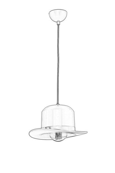 AVONNI AV-4093-COWBOY-PM Pembe Boyalı Modern Avize E27 Metal 30cm