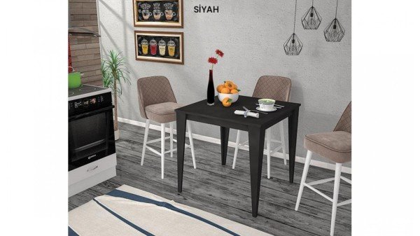 New Mutfak Masası 70*70 cm - Beyaz