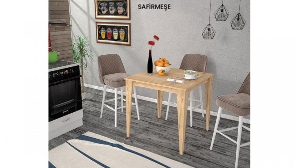 New Mutfak Masası 70*70 cm - Beyaz