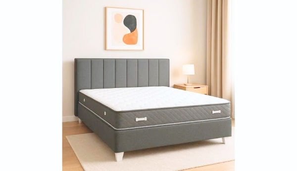 Paris Çift Kişilik Yatak Baza Başlık Set