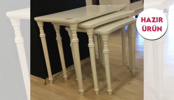 Teşhir Tornalı Zigon Sehpa