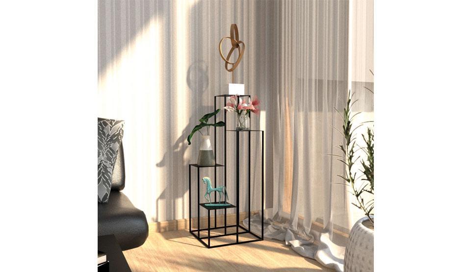 Maranta Metal Saksılık-Çiçeklik Raf