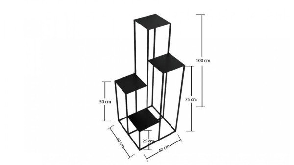 Maranta Metal Saksılık-Çiçeklik Raf