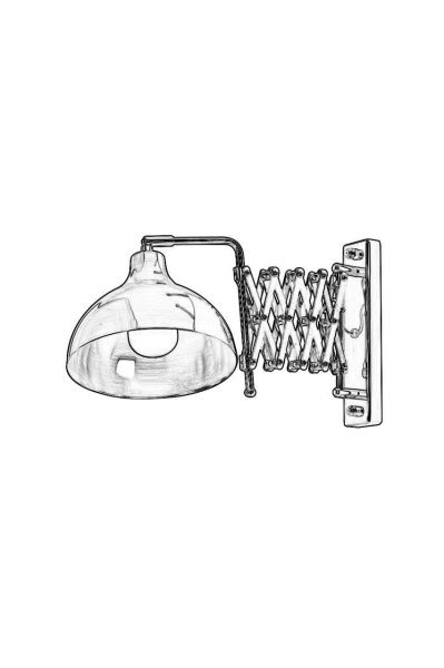 AVONNI HAP-9082-K Krom Kaplama Aplik E27 Metal 22x45cm