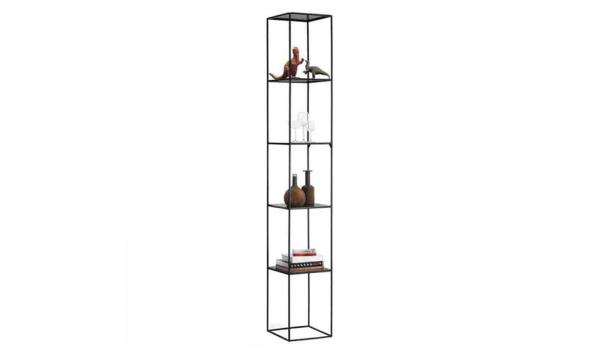 Metal Minimalist Köşe Raf Kitaplık