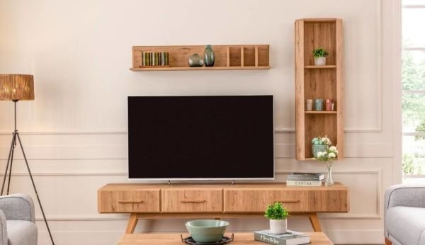 Prego Yemek Odası Televizyon Ünitesi Üst Dikey Modül