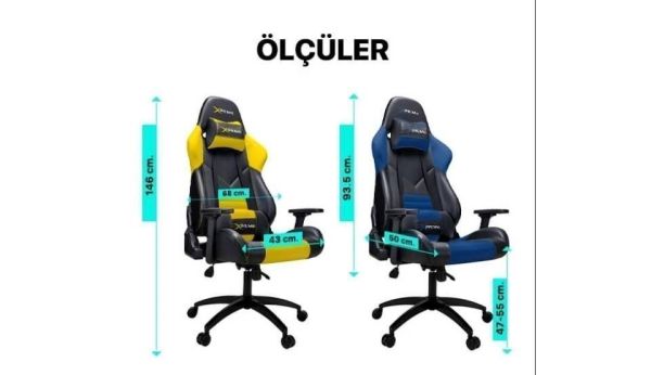 XPrime King Oyuncu Koltuğu Gri