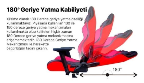XPrime King Oyuncu Koltuğu Gri