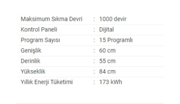 Altus Al 7100 DS Çamaşır Makinesi