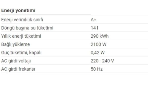 Altus Al 434 C Bulaşık Makinesi