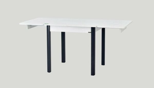 Teşhir Fırat Masa Ege Sandalye Mutfak Masası Takımı - 80x80 cm Gri-Beyaz