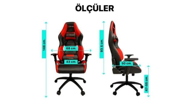 XPrime Hero Oyuncu Koltuğu Beyaz