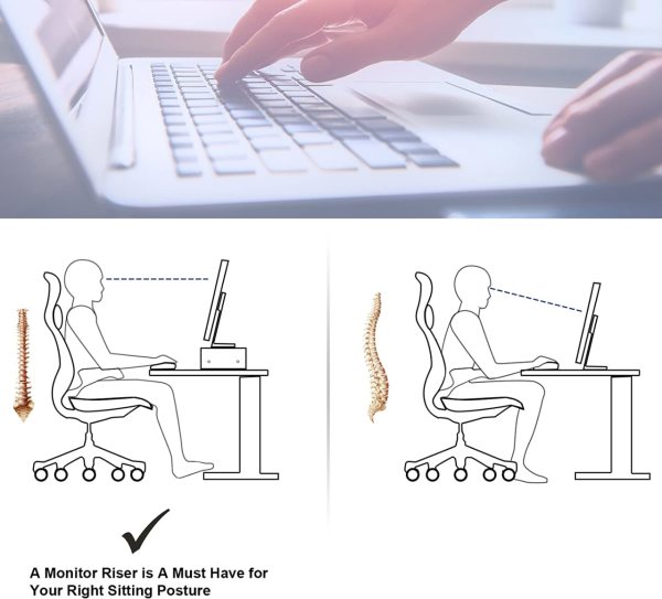 Emkawood Funny Safir Monitör Yükseltici Laptop Standı