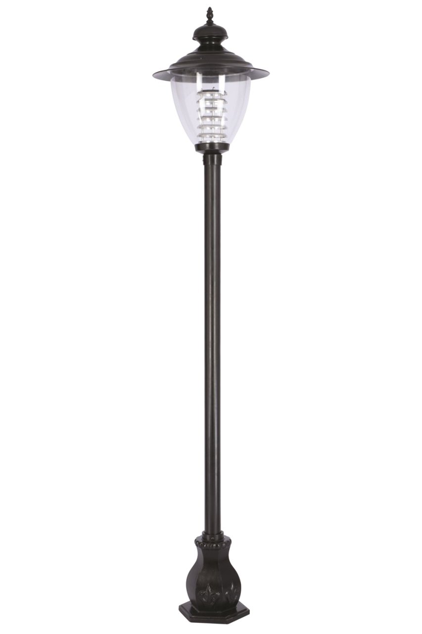 AVONNI BDR-68016-BSY Siyah Boyalı Dış Mekan Aydınlatma E27 Aluminyum Döküm Dip Polikarbon Cam 50cm