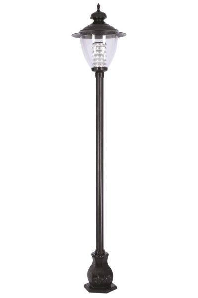 AVONNI BDR-68016-BSY Siyah Boyalı Dış Mekan Aydınlatma E27 Aluminyum Döküm Dip Polikarbon Cam 50cm
