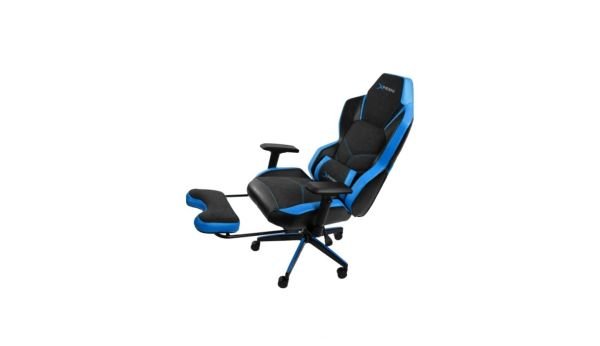 XPrime Tyler Oyuncu Koltuğu Hybrid Kumaş 4D Kolçak Ayak Uzatmalı Mavi