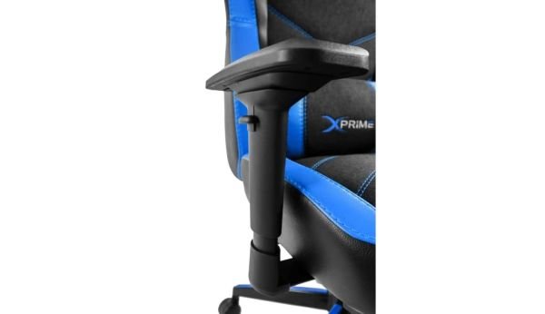 XPrime Tyler Oyuncu Koltuğu Hybrid Kumaş 4D Kolçak Ayak Uzatmalı Mavi