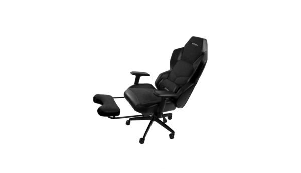 XPrime Tyler Oyuncu Koltuğu Hybrid Kumaş 4D Kolçak Ayak Uzatmalı Siyah