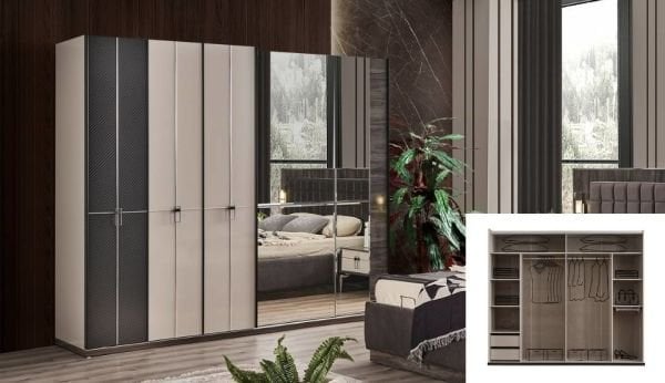 Hilton Yatak Odası Sürgülü Dolap