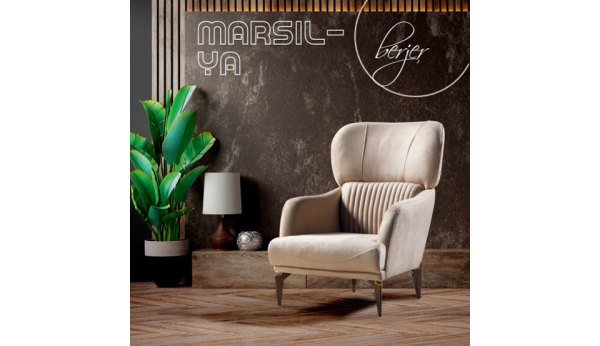 Marsilya Koltuk Takımı Üçlü Koltuk