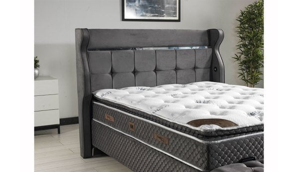 Defne Yatak, Baza, Başlık Set 3'lü Set - 140*200 cm