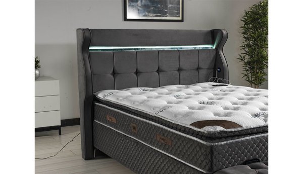 Defne Yatak, Baza, Başlık Set 3'lü Set - 140*200 cm