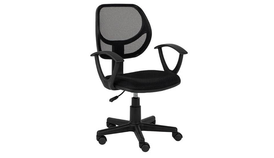 Fileli Siyah Ofis Sandalyesi