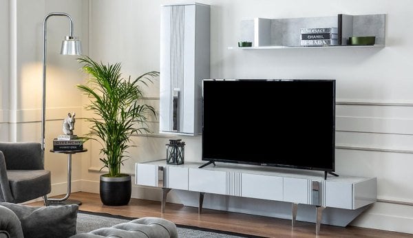 Teşhir Gris Televizyon Ünitesi