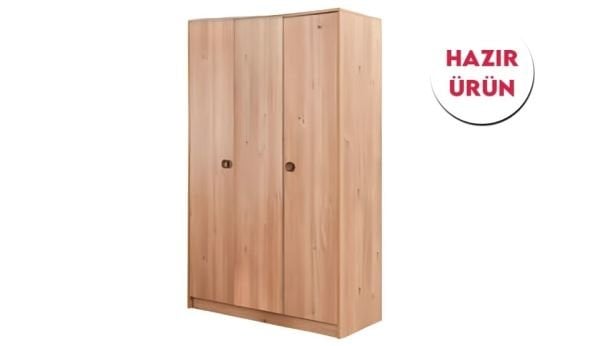 Teşhir Nesta 3 Kapaklı Dolap