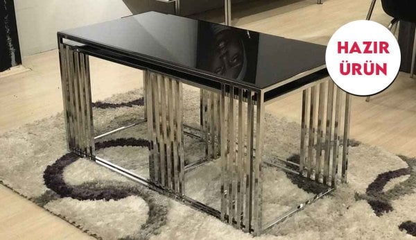 Teşhir Tarz Yavrulu Sehpa Takımı