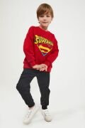 Superman Lisanslı Lacivert Erkek Çocuk Eşofman Takım L1531