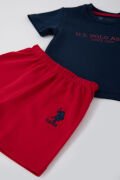 U.S. Polo Assn Stylish Lacivert Bebek Tshirt Takım   USB1067