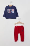 U.S. Polo Assn. Erkek Bebek Uzun Kol İkili Takım  USB826