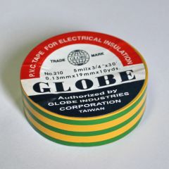 Globe Orjinal Sarı/Yeşil 19mm İzole Bant